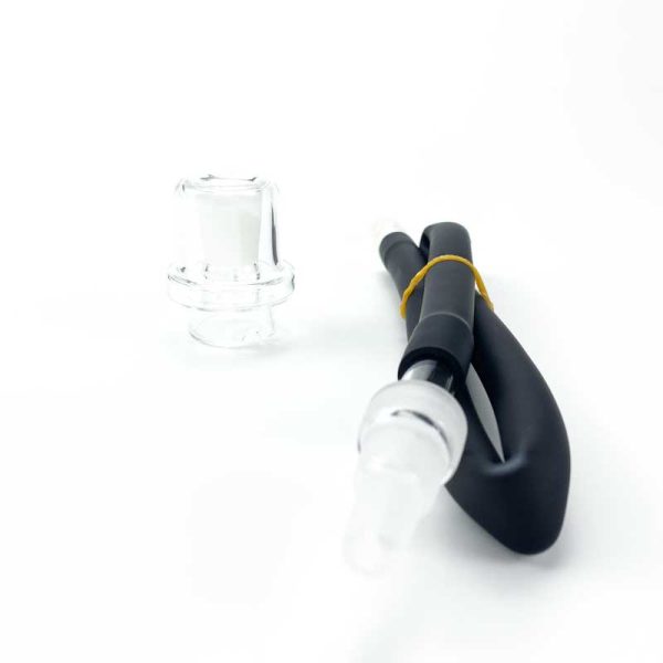 Pockety Glass Whip Kit 14mm Male + 3 in 1 Male Adaptor to Glass JCVAP Dab Rig - Image 2