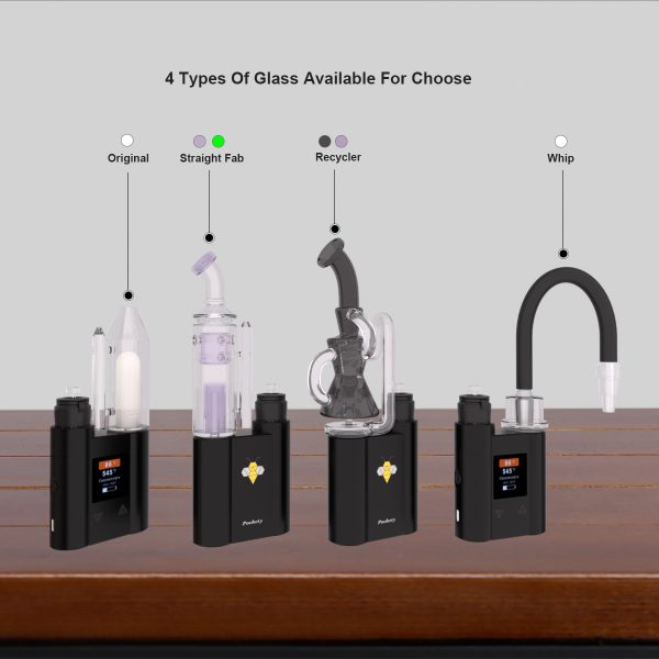 JCVAP Pockety Vaporizer Electric Dab Rig with Two Big 2600mAh Battery - Image 3