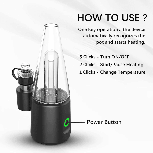Tobor Apex Erig Wax Concentrate and Dry Herb 2 in 1 Vaporizer Kit - Image 5