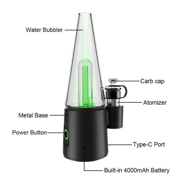 Tobor Apex Erig Wax Concentrate and Dry Herb 2 in 1 Vaporizer Kit - Image 6