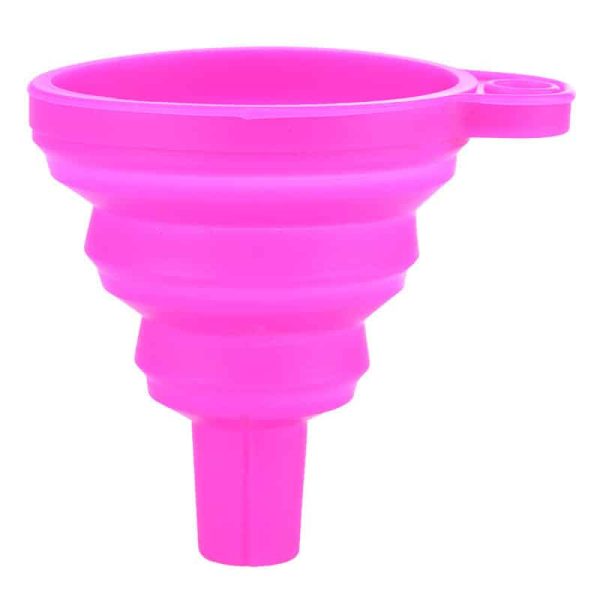 Collapsible Food-Grade Silicone Funnel-purple