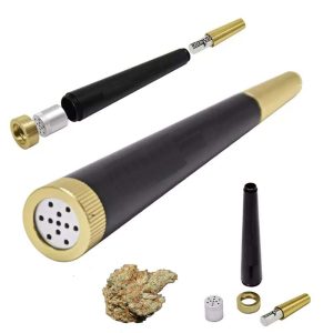 Dry Herb Pipes with 3CM Activated Carbon Filter Removable Honeypuff