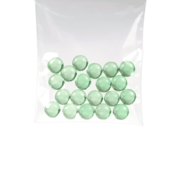Green Sapphire Terp Pearls 5mm 6mm 2pcs with Titanium Jar - Image 2