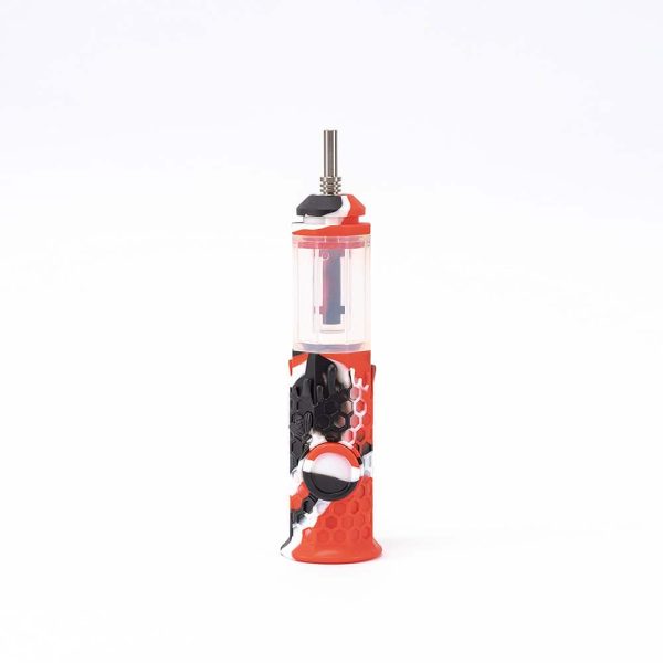 Honeycomb Silicone Nectar Collector with 10mm Titanium Nail Water Filtration - Image 4