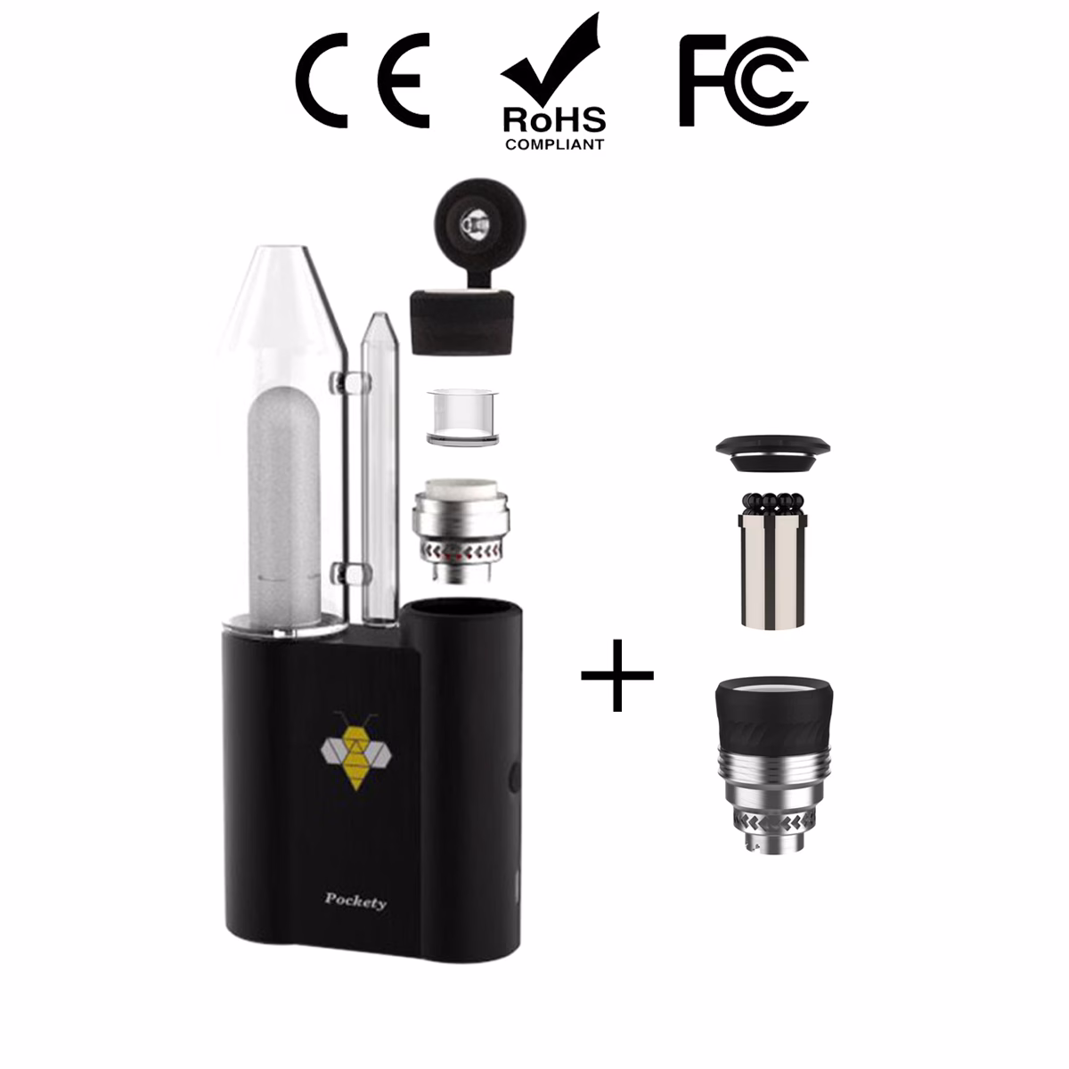 Pockety 2 in 1 with CE ROHS FCC