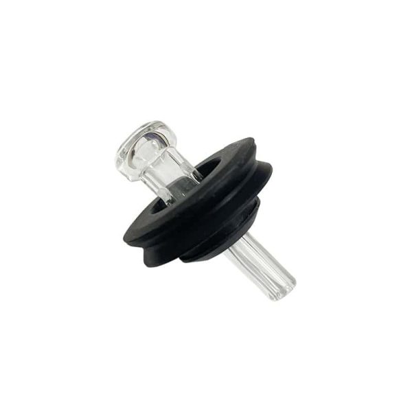 XXL Glass ball cap with silicone cap