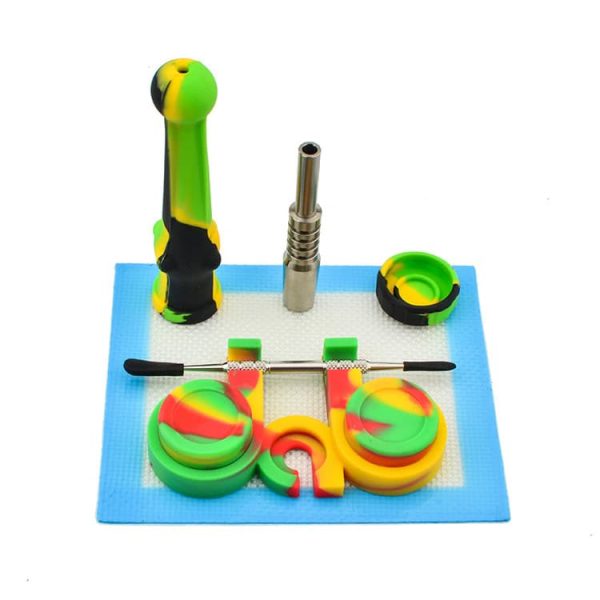 Silicone Nectar Collector Kit with 14mm Titanium Nail - Image 2