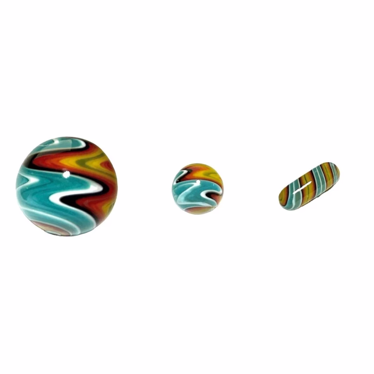 Wig Wag Glass Marble Terp Slurper Set