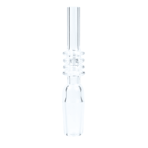 10mm 14mm Quartz Tips with Plastic Clip For Mini Nectar Collector Kits Dab Oil Rigs