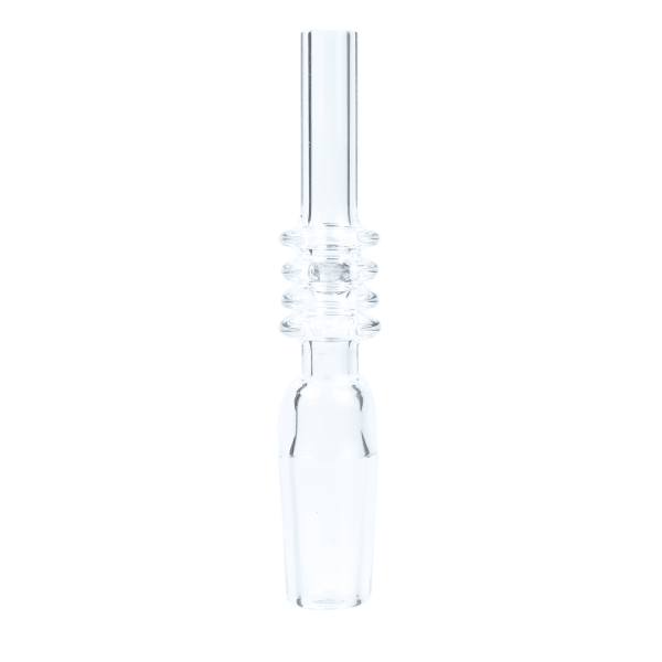 10mm 14mm Quartz Tips with Plastic Clip For Mini Nectar Collector Kits Dab Oil Rigs